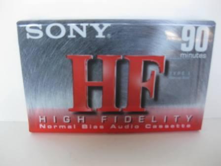 Sony HF 90 Minute High Fidelity Audio I Cassette Tape (SEALED)